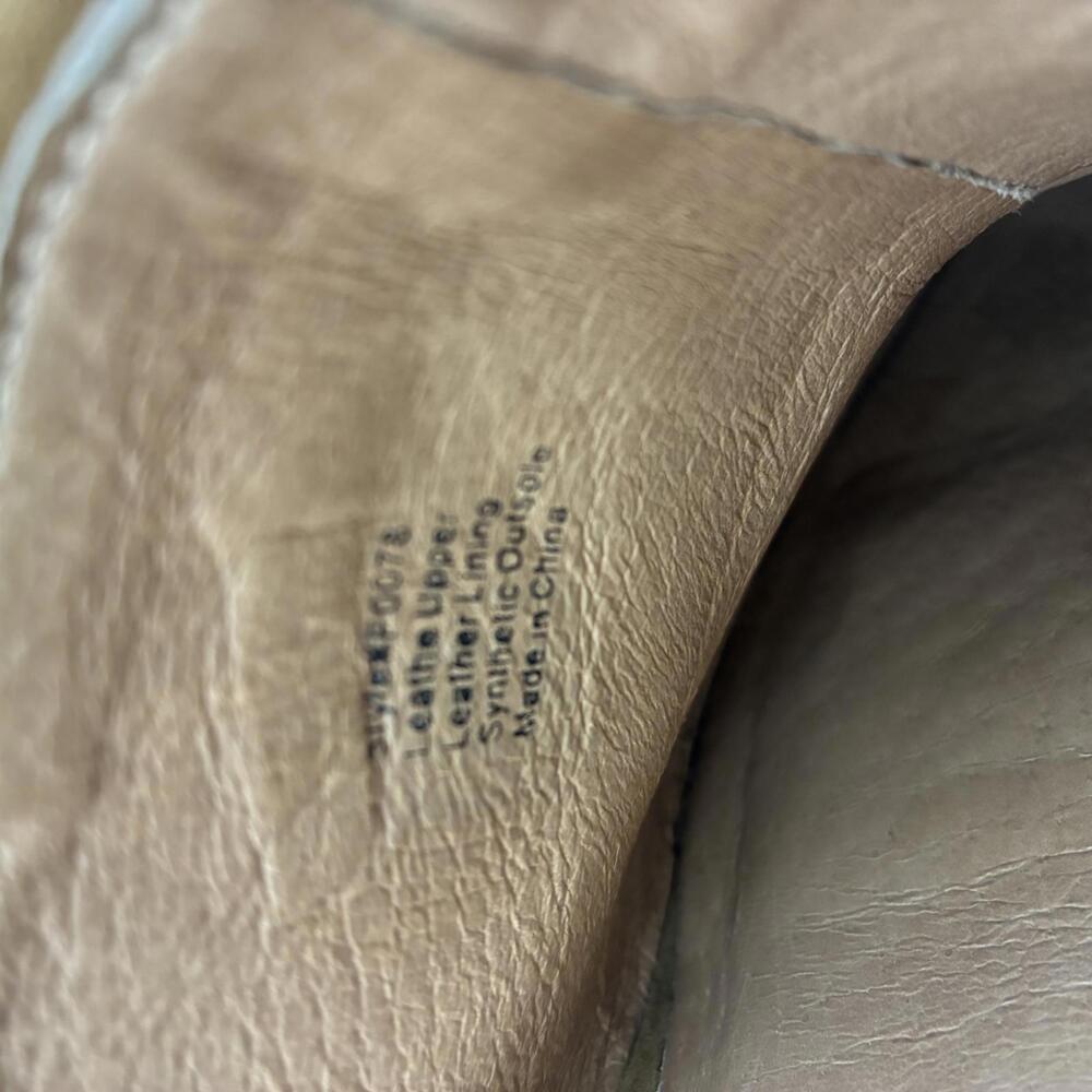 Madewell The Dani Brown Suede Fringe Mules with Block Heel Women's size 7 - Picture 7 of 8